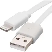 Emos Câble de charge et de données USB-A 2.0 / Lightning MFi, 1 m, blanc, SM7013W