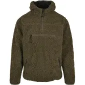 Brandit Veste en polaire 'Teddyfleece Worker' olive