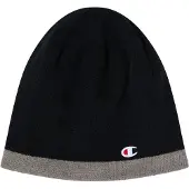 Champion Unisexe, Bonnet, Wendemütze, Noir, Gris, Argent