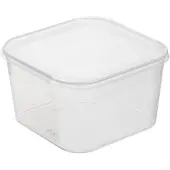 PLAST TEAM Vertriebs GmbH plast team Boîte de congélation Helsinki 3,0 litres carrée transparente