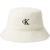 Calvin Klein Jeans Chapeaux 'CK Monogram Embroidery' noir / blanc