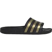 Adidas Claquettes / Tongs 'Adilette Aqua' citron vert / noir