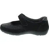 Waldlaufer Damen Klett Slipper noir 5,5