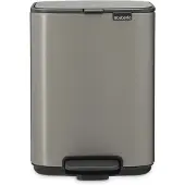 Brabantia Poubelle à pédale Bo 4 l, platine