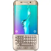 Samsung Keyboard Cover EJ-CG928 - Clavier - Or - pour S6 edge+