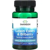 Swanson Health Esters de lutéine 6 mg et myrtille 20 mg 120 softgels Health Products