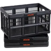 Vevor Caisse Plastique Pliable 45 L Lot de 3