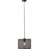 Brilliant Lampe suspendue noire Neolia avec de l'or