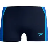 Speedo Solid Splice Swimming Boxer Bleu UK 36 Homme
