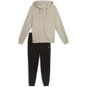 Puma Ess Elevated Tracksuit Beige,Gris M Homme