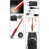 YATO Lampe de travail à accu 7W, 600lm + 120lm COB-LED