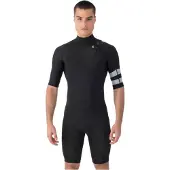 Hurley Advant 2/2 Mm Springsuit Short Sleeve Back Zip Shorty Noir M Homme