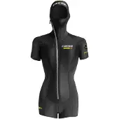 Cressi Shell 3.5-5 Mm Short Sleeve Shorty Noir L Femme