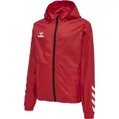 Hummel Veste de sport rouge sang / blanc