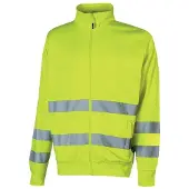 U Power Pull à fermeture éclair Lyncis, jaune, taille S, homme, jaune, taille S
