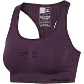 Hummel Soutien-gorge de sport prune / noir