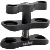 Weefine Wfa56 60 Degree Aluminum Dual Ball Mount Argenté