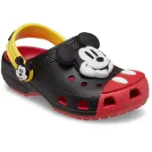 Crocs Chaussures ouvertes 'Mickey Mouse' jaune / rouge / noir / blanc
