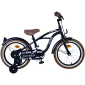 Volare Vélo enfant Black Cruiser - Garçons - 16 pouces - Noir
