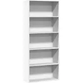 vidaXL Bibliothèque blanc 80x30x189 cm bois d'ingénierie