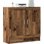 vidaXL Meuble vieux bois 82,5x30,5x80 cm bois d'ingénierie