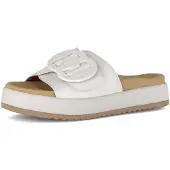 Gabor - Sandales plates blanches pour le temps libre