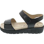 Caprice - Sandales pour femmes, couleur noire, style décontracté