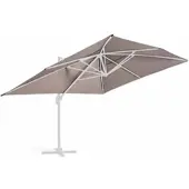 Oviala Toile pour parasol déporté 4x3m taupe - Caserta