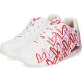 SKECHERS Baskets basses 'Uno-Spread The Love' blanc