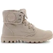 Palladium Bottines à lacets 'Baggy' taupe