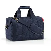 Reisenthel sac à épaule sac de voyage Allrounder Rhombus Midnight Gold bleu marine