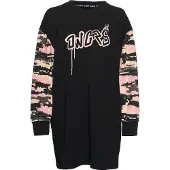Dangerous DNGRS Kleider Long Sleeve Short Dress Noir S Femme