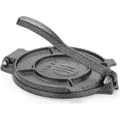 Hendi Tortillapresse aus Gusseisen,, 255x200x(H)110mm, Accessoires de cuisine malins, Noir
