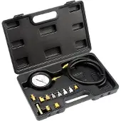YATO Manomètre de pression d'huile 0-500 psi, 0-35 bar