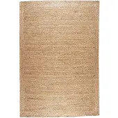 NATURL. Tapis en jute | Fair Naturel | 130x200cm | Marron | Rectangulaire | Tapis