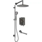 Deante Concealed Shower Set With Mixer Box Bxywdqam Argenté