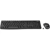 Logitech Clavier sans fil MK270, noir
