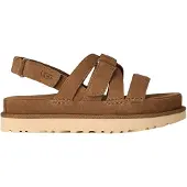 Ugg pour femme. 1175122 Sandales en cuir Goldenstar Gleam marron (38), Plat, Velcro, Casuel