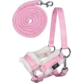 HKM Licol et corde Hobby Horsing rose 137513800.0001