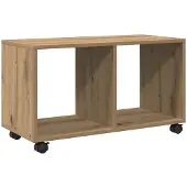 vidaXL Armoire à roulettes chêne artisanal bois d'ingénierie