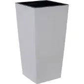 Garden NIZZA GROOVE LA834-05 Jardinière Polypropylène Crème (40 x 40 x 75 cm)