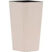 Siena Garden Pots de plantation NICE GROOVE crème Rillenoptik, 35 x 35 x 68 cm (35 x 35 x 68 cm)
