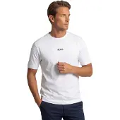 Hugo Boss T-Shirt 'Chup' noir / blanc