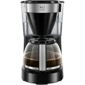 Melitta Cafetière filtre Easy Top 1023-04 1500 W Noir et Argent