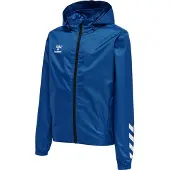Hummel Veste de sport bleu roi / blanc