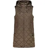 CMP Veste Longue Pour Femme Avec Capuche Fixe P981, Couleur Dark Malto, Taille 36