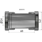 Elvedes Pelle à plaque Elenden adaptation du fil T47 Shimano externe 68 mm