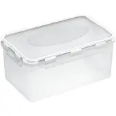 PLAST TEAM Vertriebs GmbH plast team 28040801 plast team Boîte fraîcheur Airtight, 2,0 litres, blanc