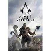 Abystyle - Assassin's Creed - Poster Maxi 91,5x61 - Valhalla Raid, Blanc Neuf