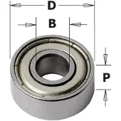 Cmt Guide de roulement à billes 791.015.00; 31 75x12 7x5 mm